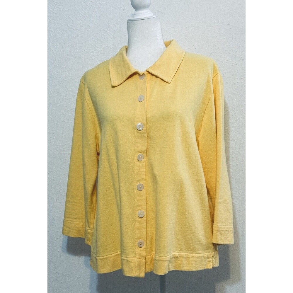 Fresh Produce Sunny Yellow Button-Up Cardigan